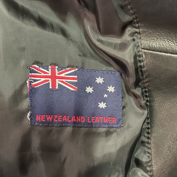 Genuine Leather Long Line Retro Jacket - Picture 2 of 3